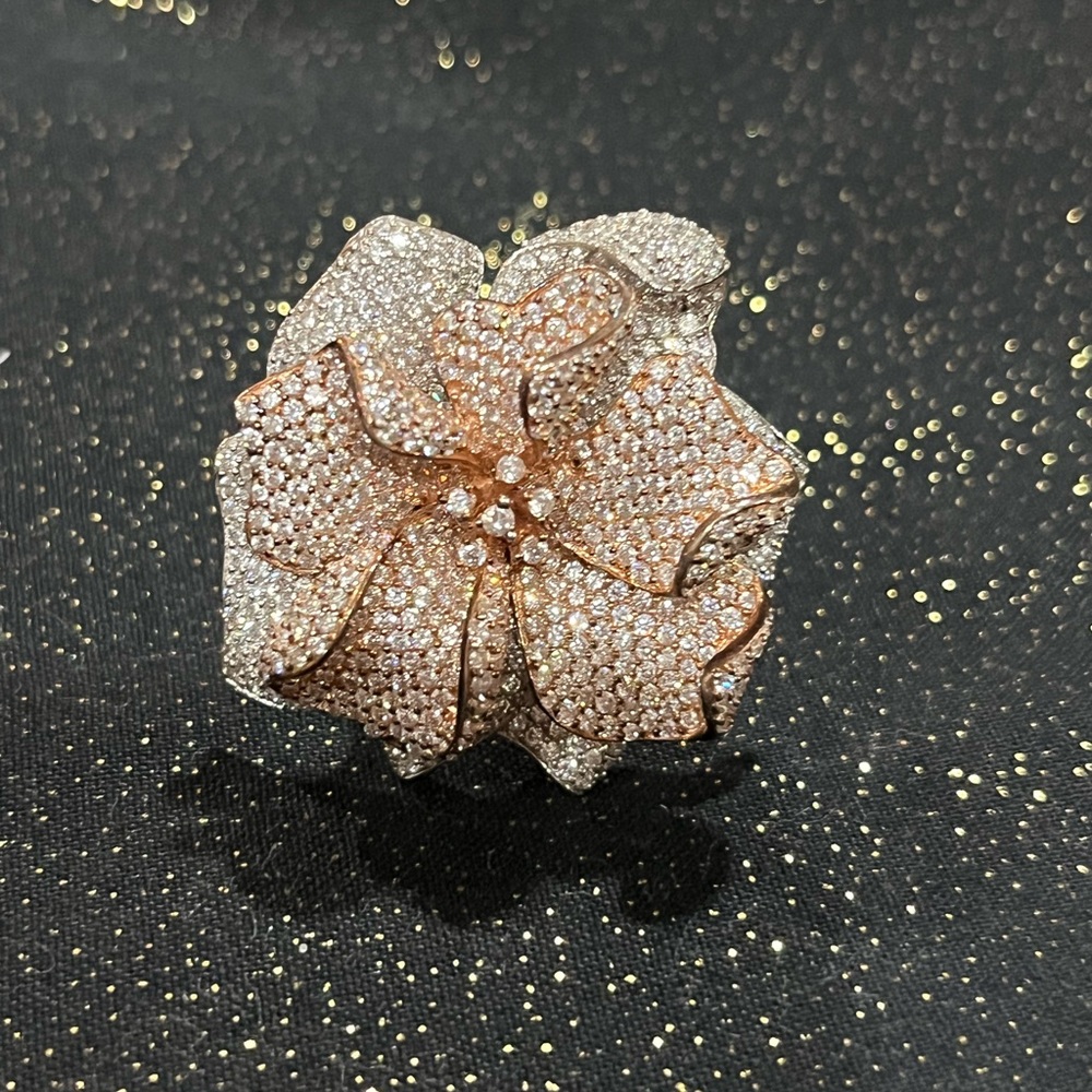 Custom Made 925 Swarovski Ring - image 1